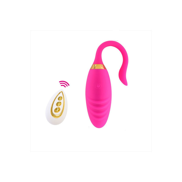 Œuf vibrant fushia télécommandé USB 